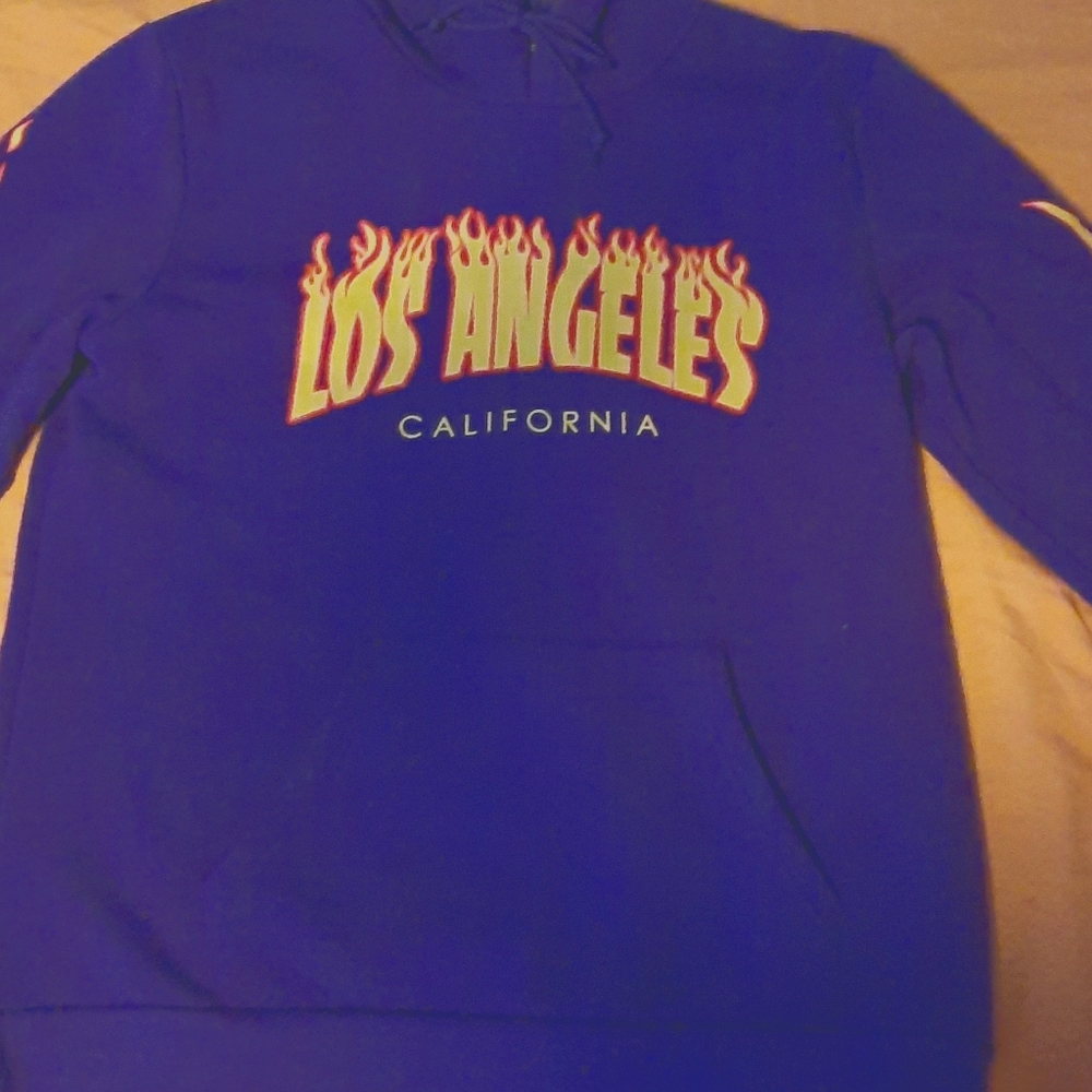 NWOT Purple Los Angeles hoodie